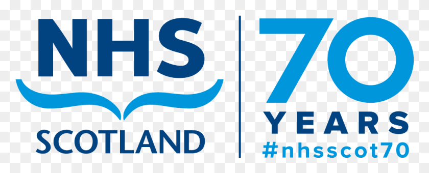 1001x360 70th Anniversary Nhsscotland Identity Nhs Scotland, Text, Alphabet, Word HD PNG Download