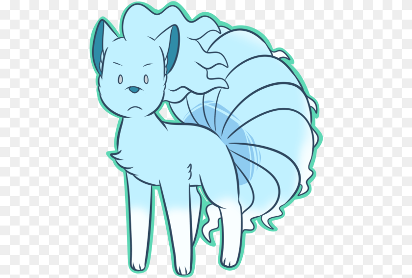 478x567 Alolan Ninetales, Art, Face, Head, Person Transparent PNG