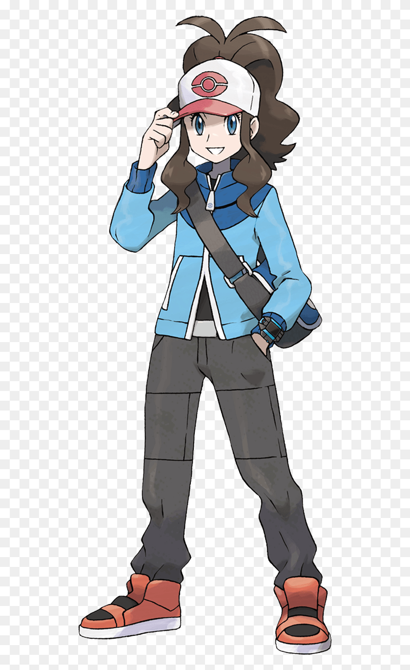 523x1311 771x1310 Best Girl Pokemon Black And White Trainer Names, Person, Human, Clothing HD PNG Download