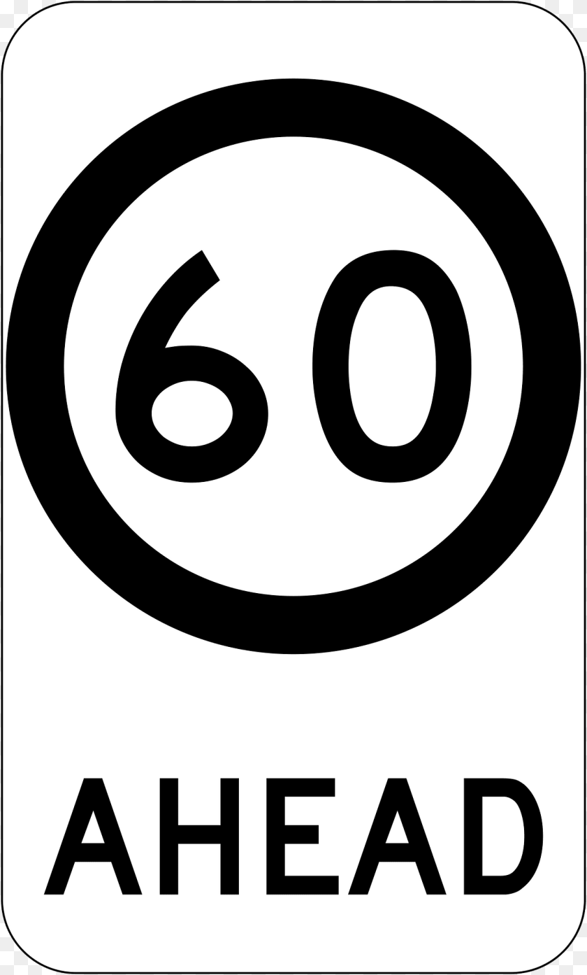 1157x1920 79 60 Kmh Speed Limit Ahead Clipart, Symbol, Sign, Text Sticker PNG