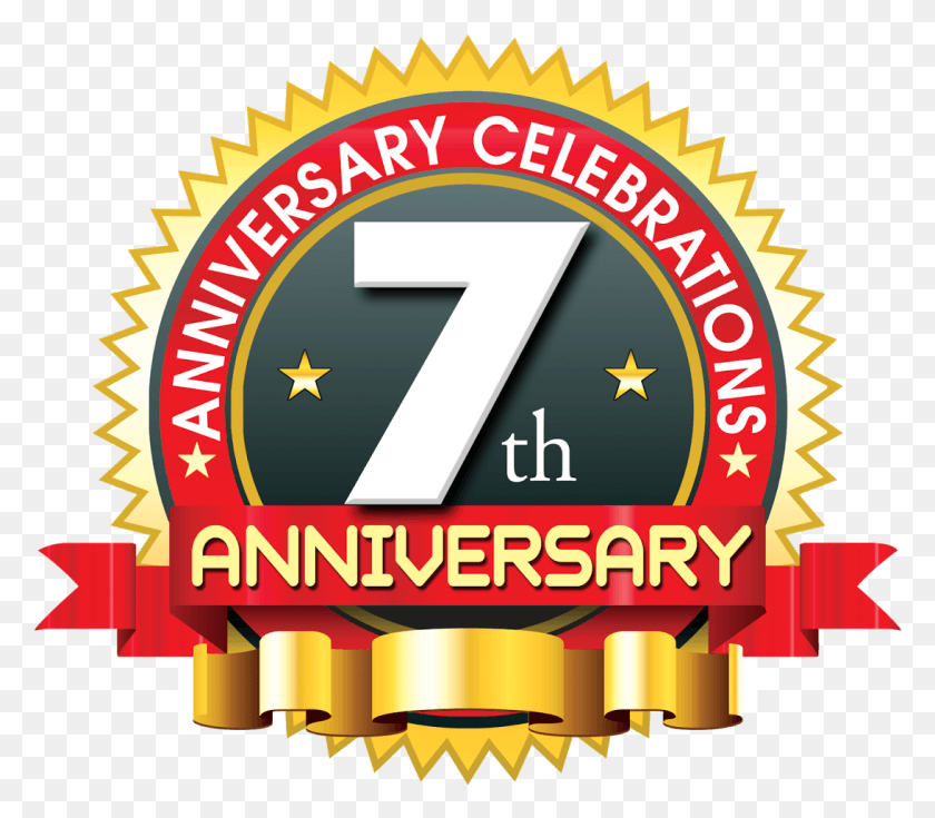 1093x947 7Th Anniversary Ping Vectors Photos Images Logos 7Th Year Anniversary, Number, Symbol, Text Descargar Hd Png