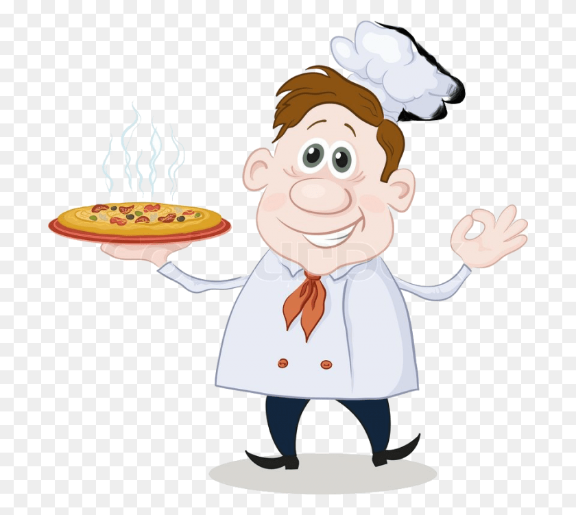 700x691 800px Colourbox10921484 Cook Chef Cartoon, Performer, Toy, Bowl HD PNG Download