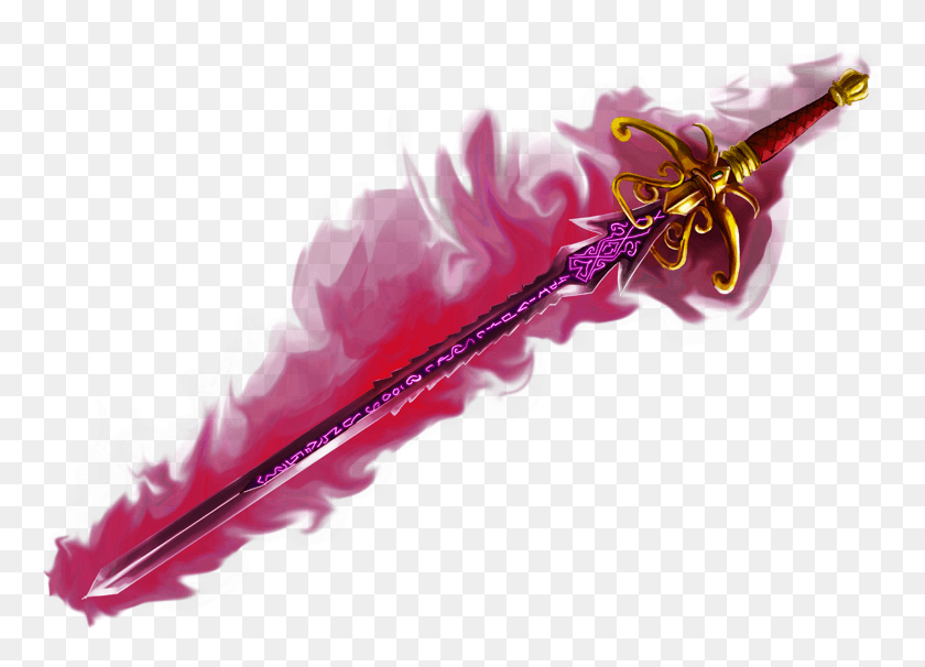 766x546 877x620 Item Weapon Cursed Sword By Freedomisnow Dnd Cursed Sword, Wand, Hair Slide, Weaponry HD PNG Download