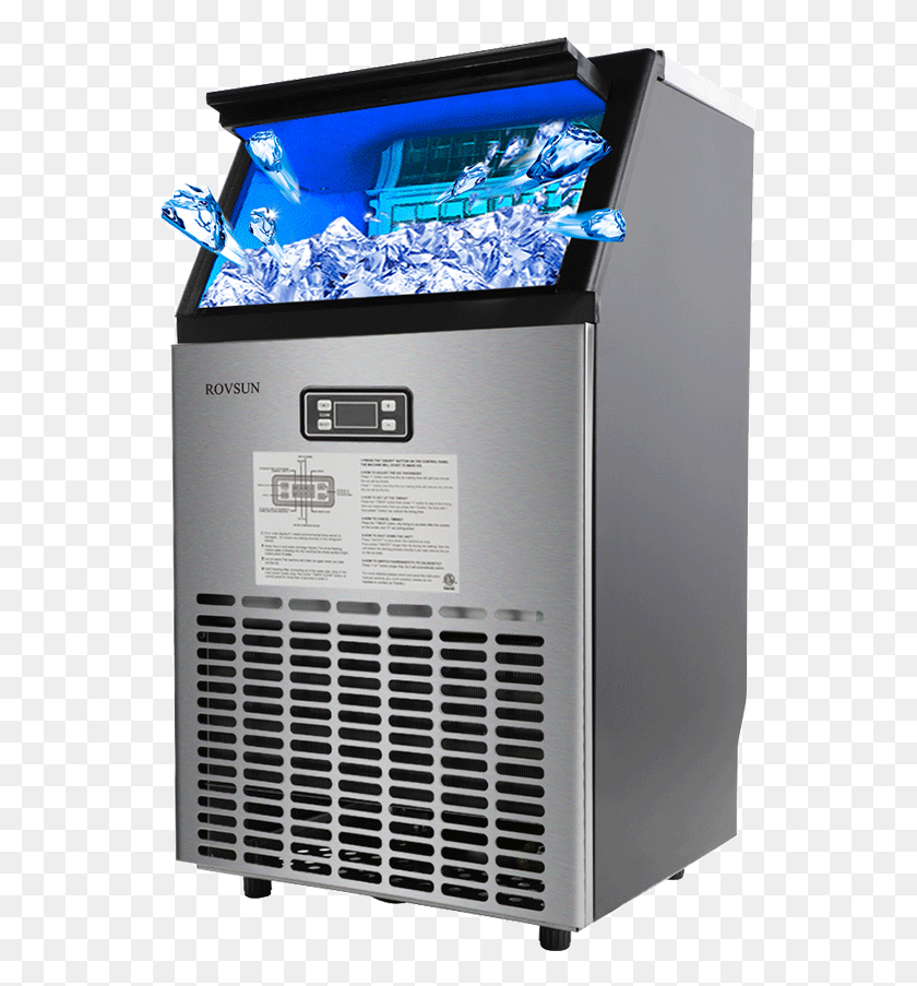 550x843 8min Commercial Automatic Ice Maker, Appliance, Refrigerator, Arcade Game Machine HD PNG Download
