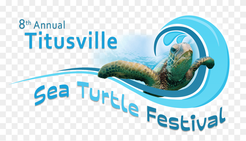 2462x1329 8Th Annual Titusville Sea Turtle Festival Graphic Design, Reptile, Animal, Sea Life Descargar Hd Png