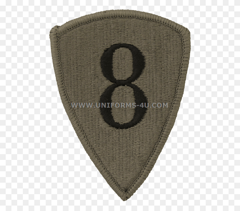 500x679 8th Personnel Command Patch, Shield, Armor, Rug HD PNG Download