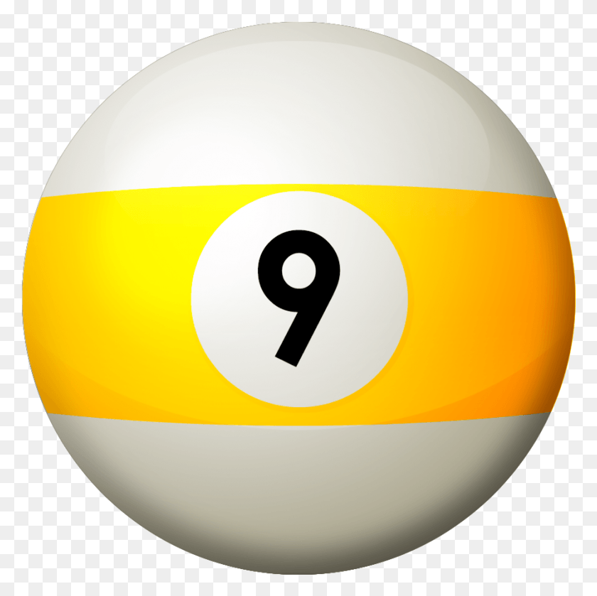 893x892 9 Ball Photo 9 Ball Real 9 Ball Clip Art, Text, Number, Symbol HD PNG Download