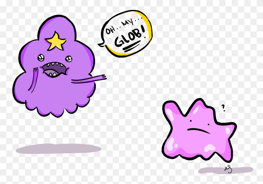 780x527 900x616 Lumpy Space Princess And Ditto By Ditto Lumpy Space Princess, Mammal, Animal, Graphics HD PNG Download