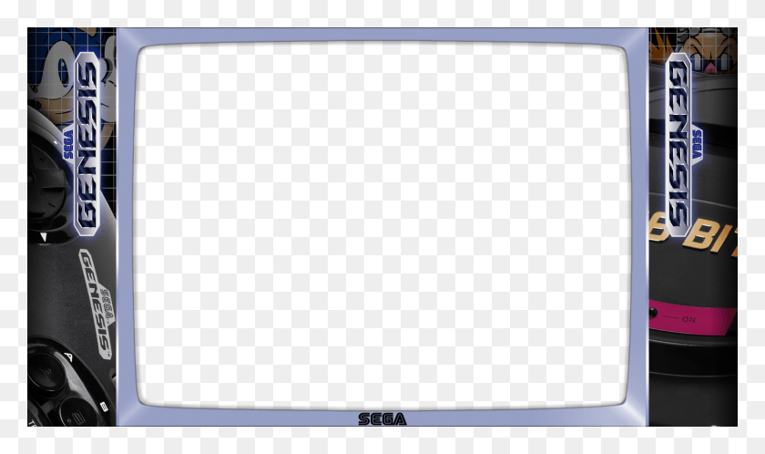 1920x1080 909 Kb Overlays Sega Genesis Transparente, Screen, Electronics, Projection Screen HD PNG Download