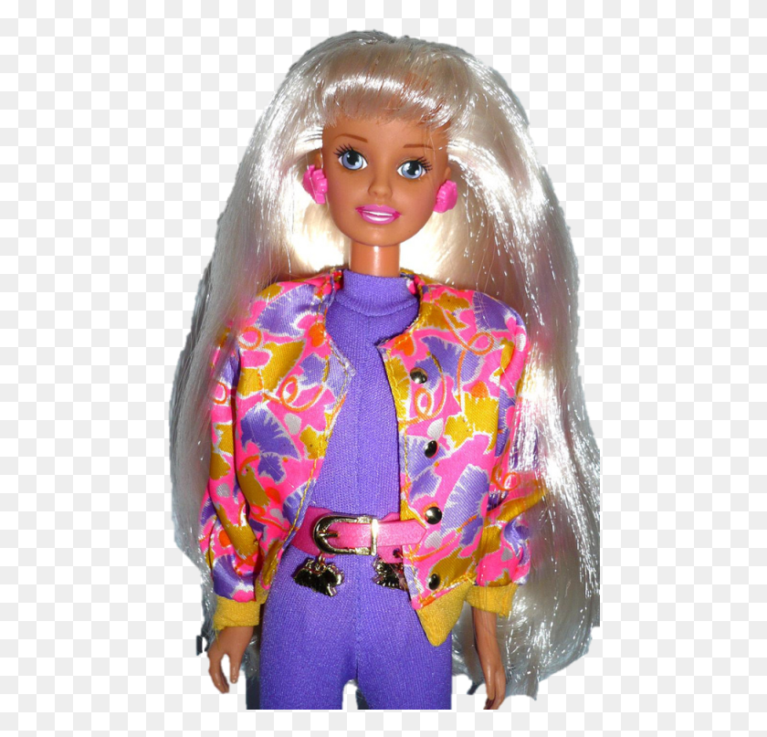 474x747 90-Е Барби Синди 90-Е Платиновые Волосы Прозрачные Барби, Кукла, Игрушка, Фигурка Png Скачать