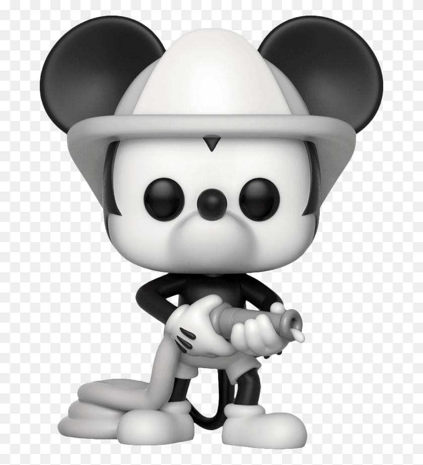 684x862 90th Birthday Firefighter Mickey Funko Pop, Toy, Robot, Figurine HD PNG Download