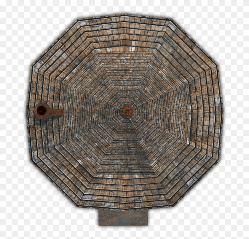696x747 927k Tower Round2 Ae 06 Feb 2009 Circle, Tabletop, Furniture, Wood HD PNG Download
