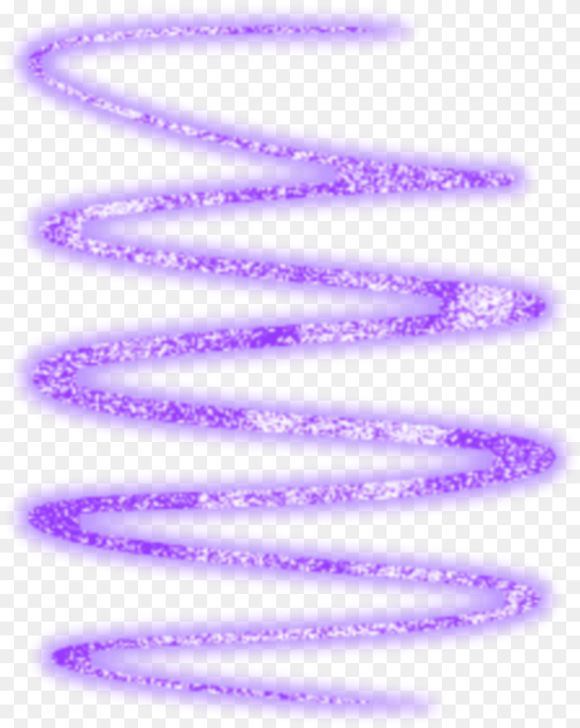 Neon Lights, Coil, Purple, Spiral Sticker PNG