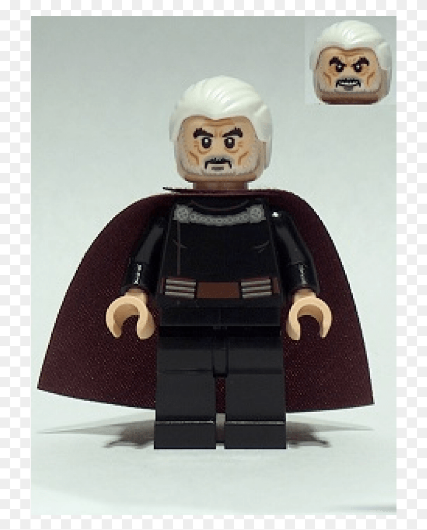720x981 980x980 Lego Count Dooku Head, Toy, Doll, Figurine HD PNG Download