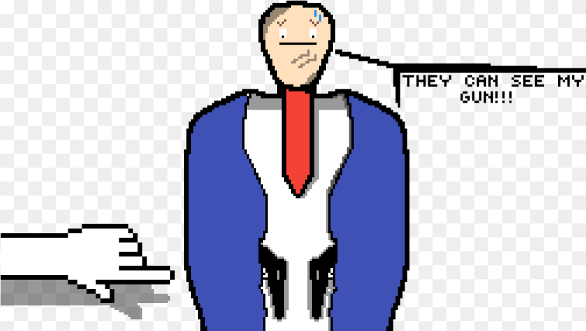 A Bad Day For Agent Cartoon, Person, People, Adult, Man Sticker PNG