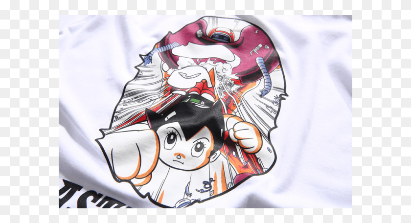 601x396 A Bathing Ape Astroboy T Shirt Cartoon, Clothing, Apparel HD PNG Download