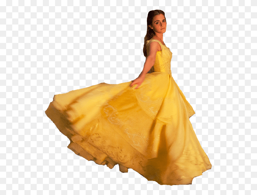 549x576 A Bela E A Fera Emma Watson Belle, Dress, Clothing, Apparel HD PNG Download