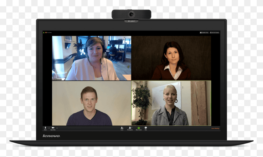 1280x727 A Better Way To Manage Zoom Recordings Zoom Meeting, Person, Human, Monitor HD PNG Download
