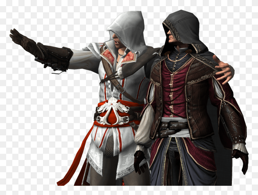 1223x901 A Big World Ahead Of You By Strawberrykonekechan Assassin39s Creed 4 Multiplayer Render, Person, Human, Clothing HD PNG Download