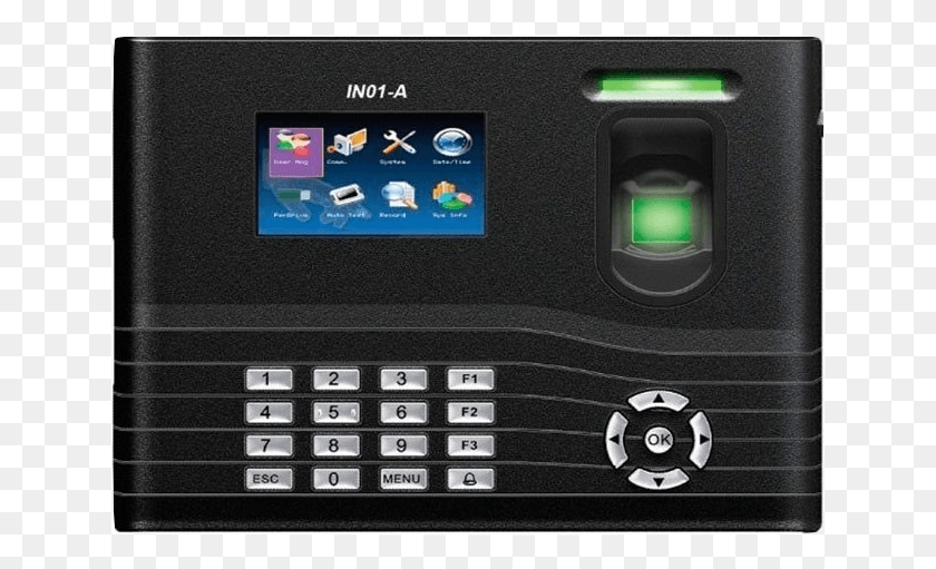 642x451 Descargar Png Un Dispositivo Biométrico Zk In01 A Id, Electrónica, Cassette, Teléfono Hd Png