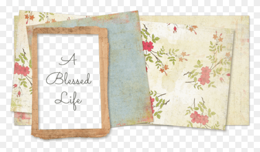 829x461 A Blessed Life Vintage Banner, Text, Rug HD PNG Download