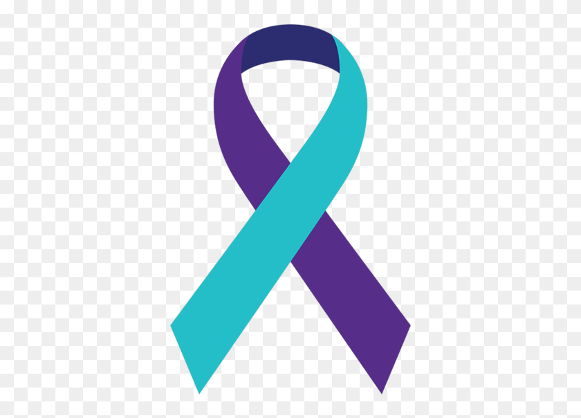 359x544 A Blue And Purple Ribbon Represents Suicide Awareness Suicide Prevention Logo, Purple, Word, Symbol HD PNG Download