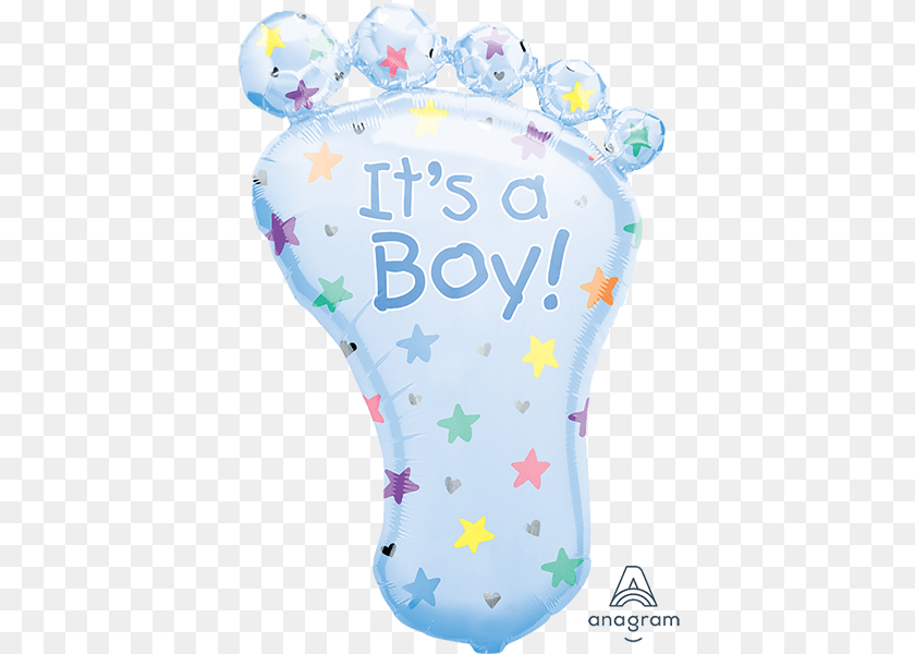 407x600 A Boy Baby Foot Balloon, Birthday Cake, Cake, Cream, Dessert Clipart PNG