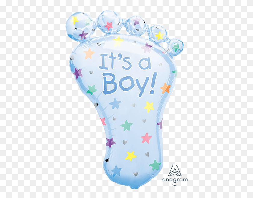 407x600 A Boy Baby Foot Balloon It39s A Boy, Diaper, Cushion HD PNG Download
