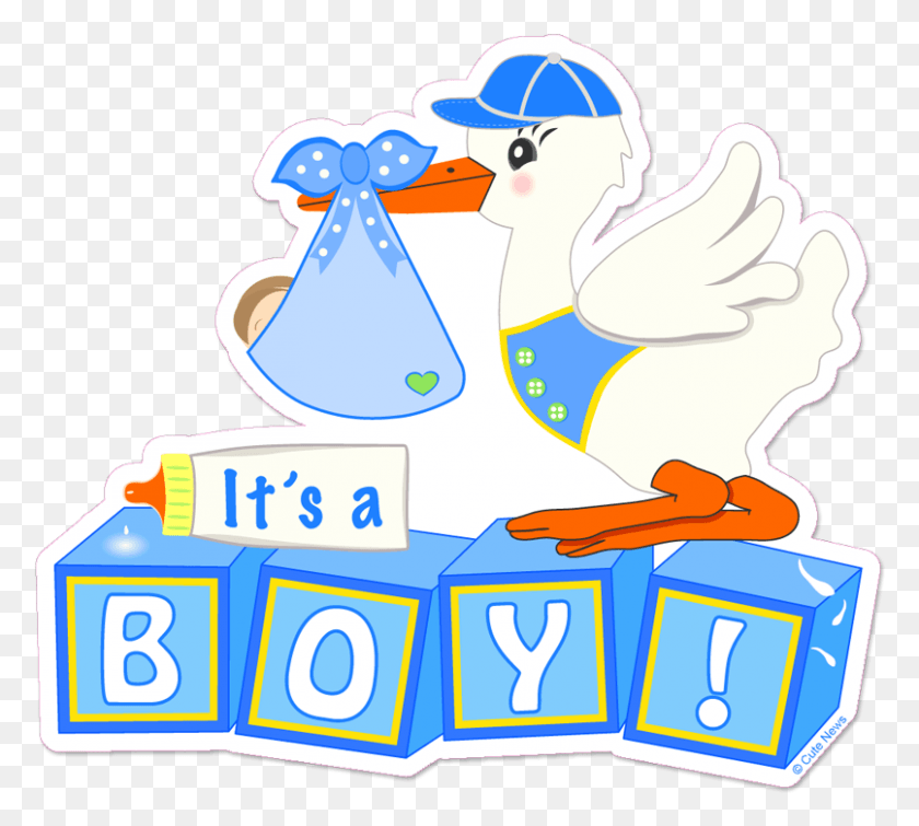 806x719 A Boy Landing Stork Its A Boy Stork, Text, Number, Symbol HD PNG Download