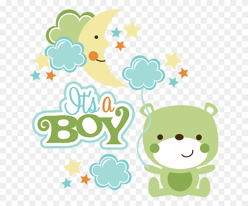 640x638 A Boy Svg Scrapbook Collection Baby Boy Svg Files Its A Boy In Green, Graphics, Giant Panda HD PNG Download