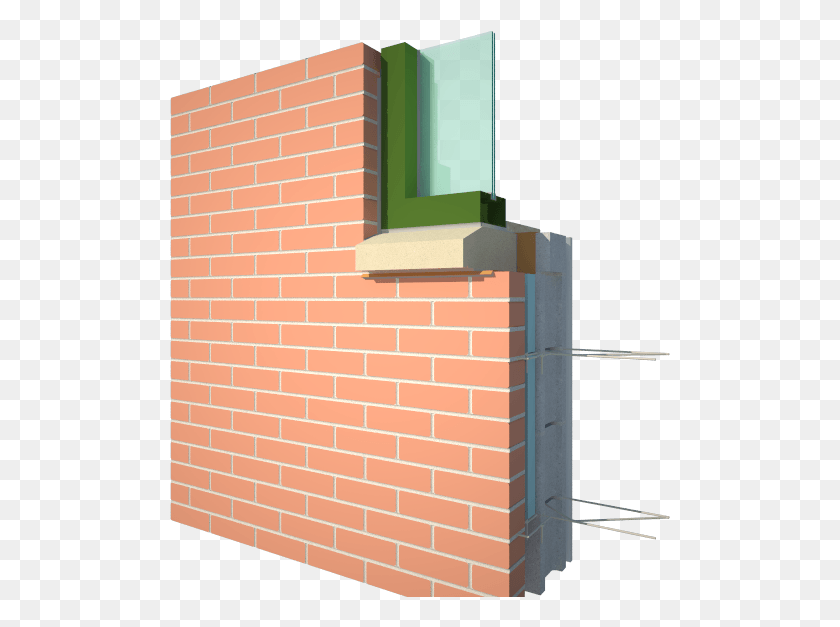 501x567 A Brick Is The Most Fundamental Building Block In Construction Brick, Handrail, Banister, Wall HD PNG Download