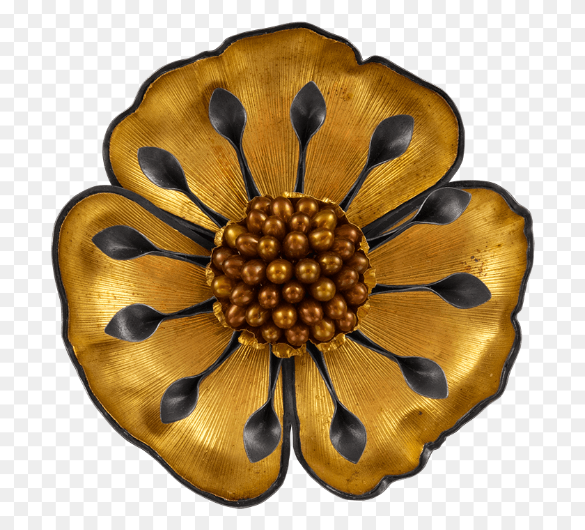 696x700 A Broochpendant By Judith Kinghorn Made With Hand Brass, Brooch, Jewelry, Accessories HD PNG Download