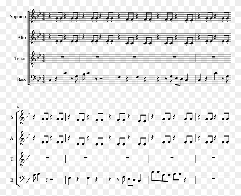 773x623 A Capella Sheet Music 1 Of 3 Pages World Revolving Alto Sax, Gray, World Of Warcraft HD PNG Download