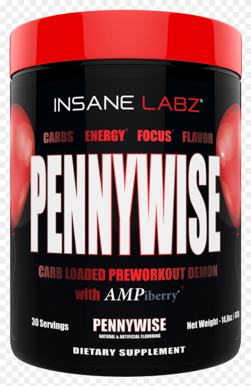 827x1302 A Carb Loaded Pre Workout Made To Maximize Gains Pennywise Insane Labz, Beverage, Drink, Alcohol HD PNG Download
