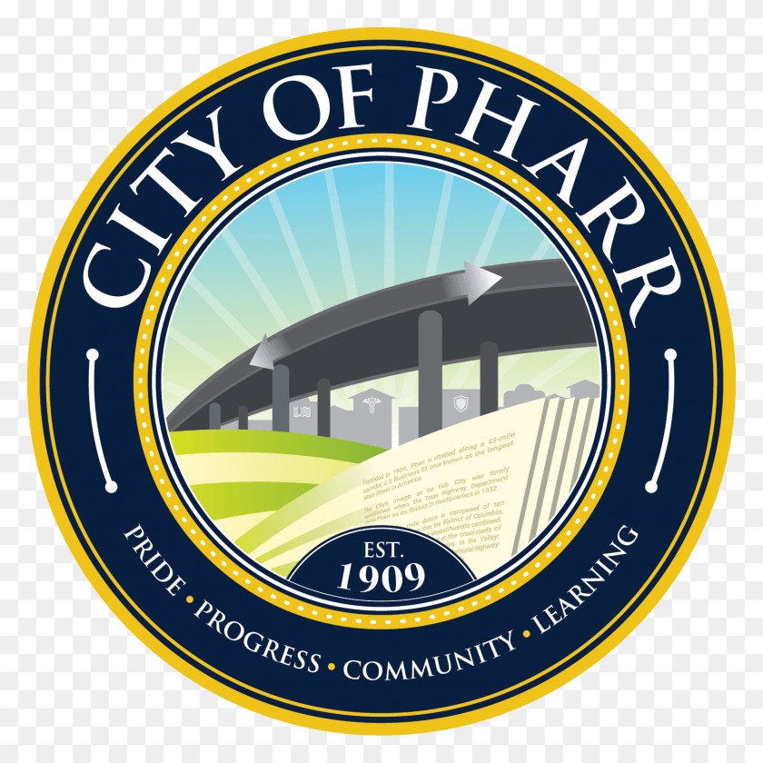 1485x1486 A City Of Pharr Logo, Symbol, Trademark, Label HD PNG Download