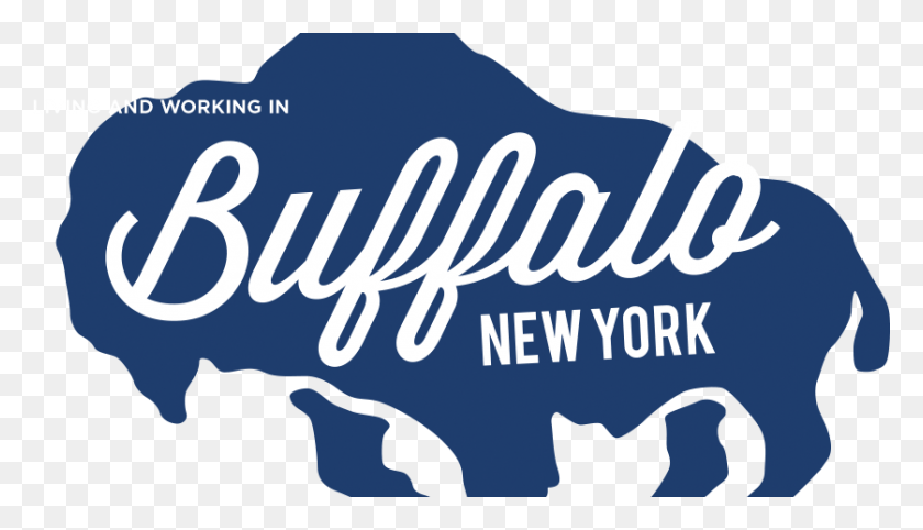 838x454 A City Primed For The Future Buffalo New York Logo, Text, Cat, Pet HD PNG Download