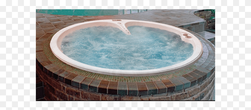 601x309 A Classic Shape Barrel Style Spa That Entertains Jacuzzi, Tub, Hot Tub HD PNG Download