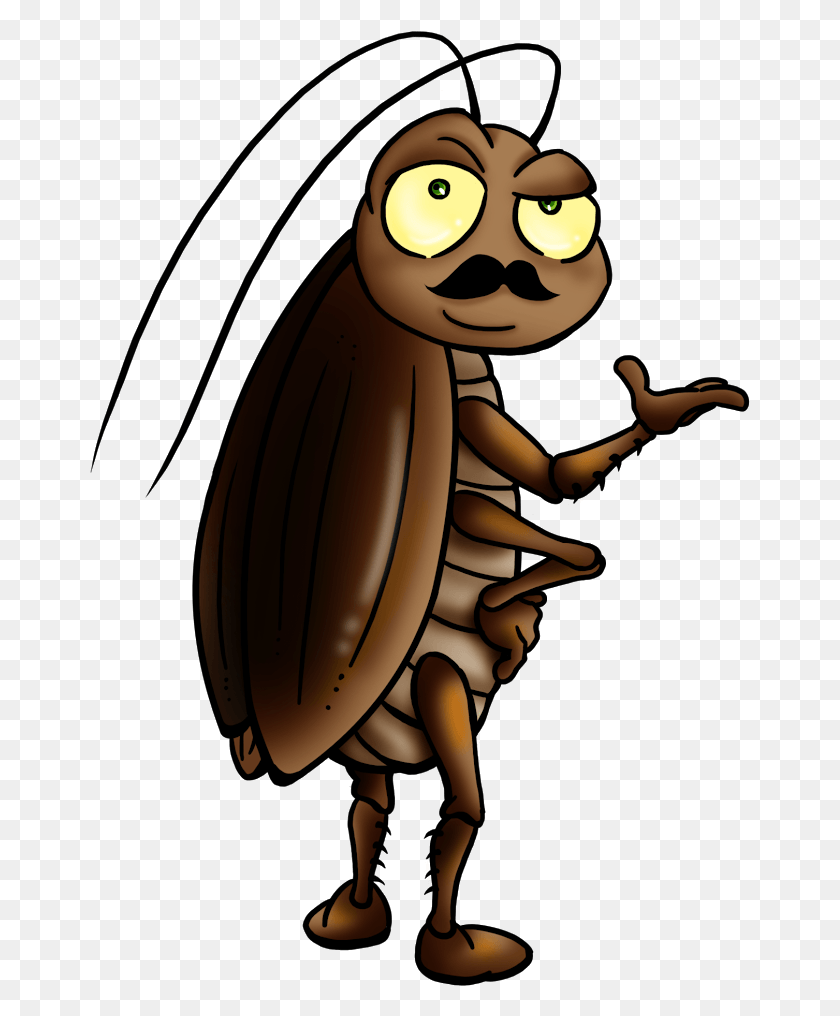 661x956 A Cockroach Cartoon Cockroach, Toy, Animal, Wildlife HD PNG Download