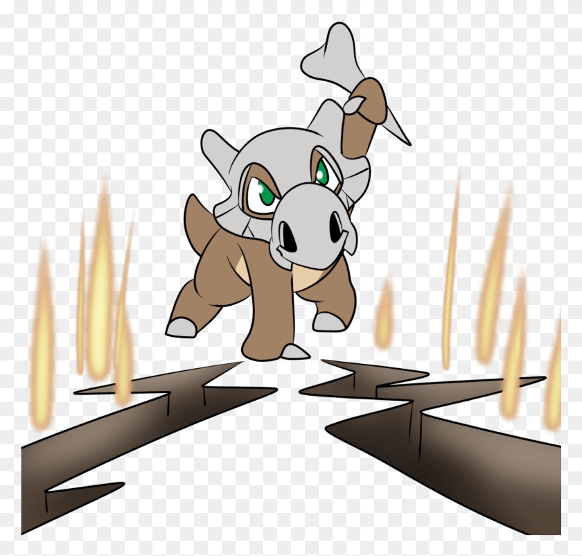 1281x1220 A Cubone Using It39s Z Move Cartoon, Game, Chess HD PNG Download