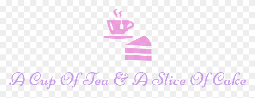 4346x1471 A Cup Of Tea And A Slice Of Cake Butik Tudung, Text, Coffee Cup, Symbol HD PNG Download