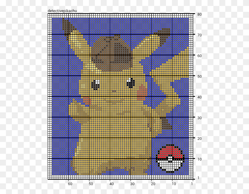 521x596 A Cute Pikachu Throw Blanket Pattern For The Upcoming Cartoon, Insect, Invertebrate, Animal HD PNG Download