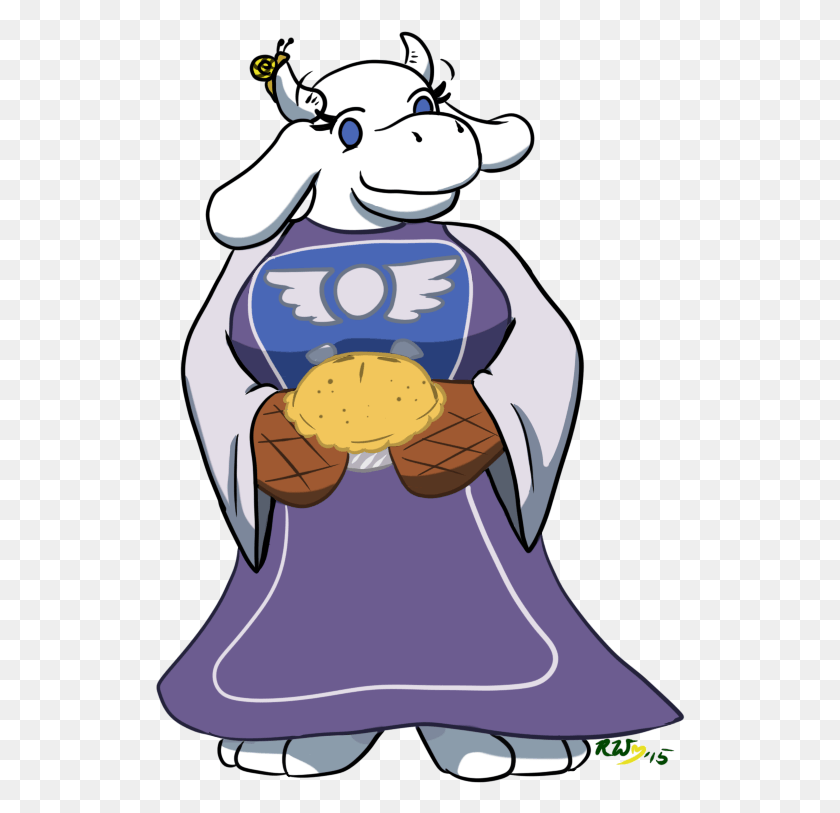 530x753 A Doodle Of Toriel From The Game Undertale Cartoon, Animal, Outdoors, Mammal HD PNG Download