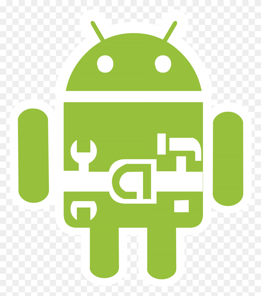 1820x2082 Рисунок, Который Управляет Массивом Других Чертежей Логотип Ремонта Android, Первая Помощь, Робот, Текст Hd Png Скачать