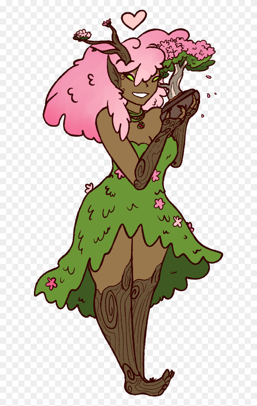 621x1263 A Dryad Bonded To A Lil Bonsai Tree So She Can Travel Dryad Oc, Dance Pose, Leisure Activities, Performer HD PNG Download