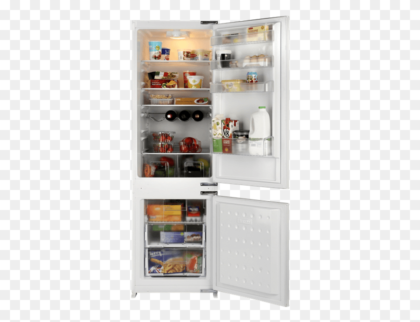 318x584 A Energy Efficiency Fridge Freezer 70, Refrigerator, Appliance, Shelf HD PNG Download