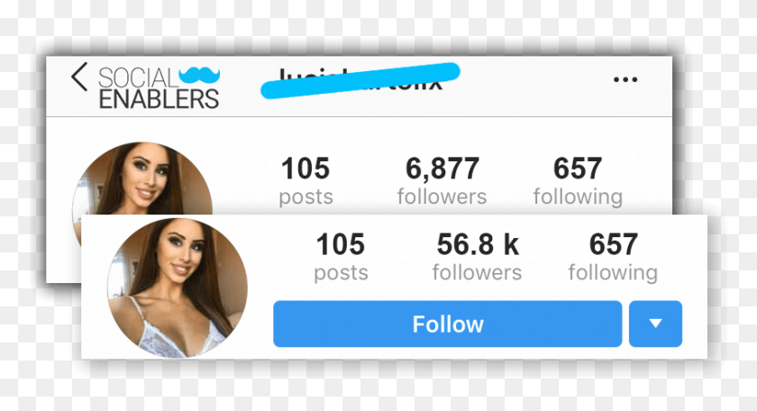 842x428 A Few More Pictures Instagram Followers Before And After, Text, Person, Human HD PNG Download