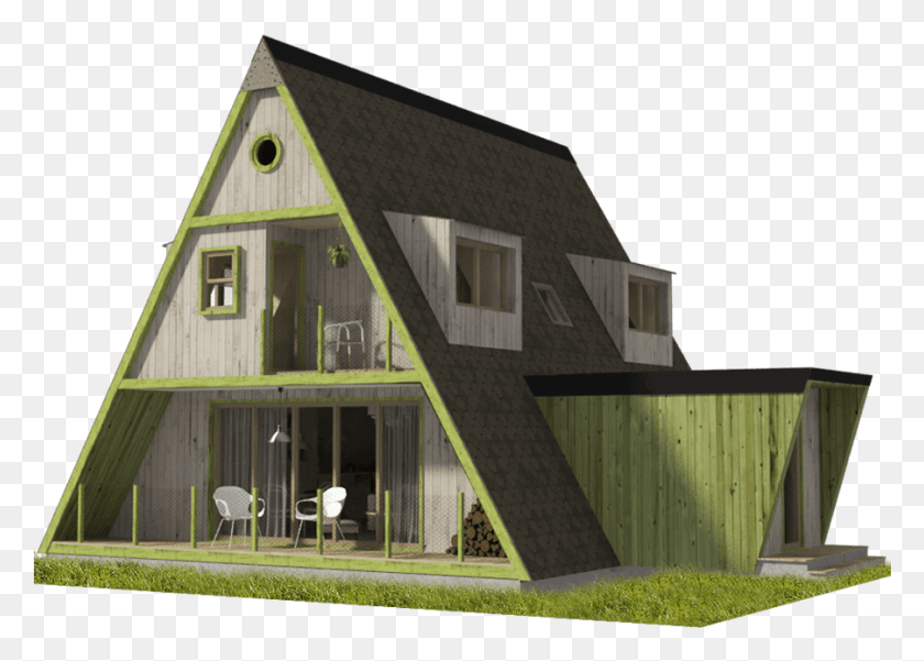 901x626 A Frame House Plans Evelyn House, Housing, Building, Cottage HD PNG Download