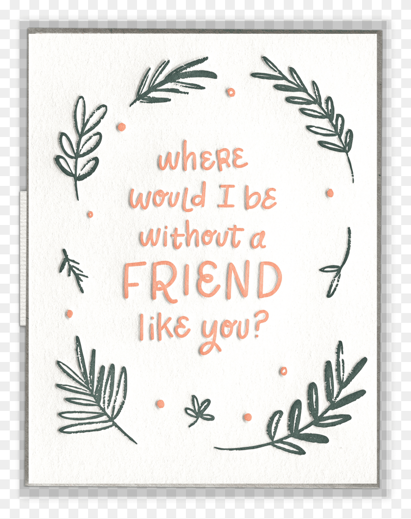 1476x1895 A Friend Like You Letterpress Greeting Card Picture Frame, Envelope, Mail, Text HD PNG Download