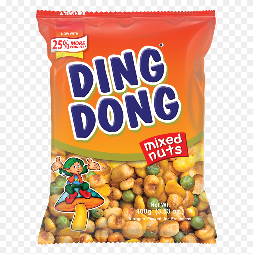 601x782 A Fun Medley Of Peanuts Corn Bits U Ding Dong Nuts, Snack, Food, Plant HD PNG Download