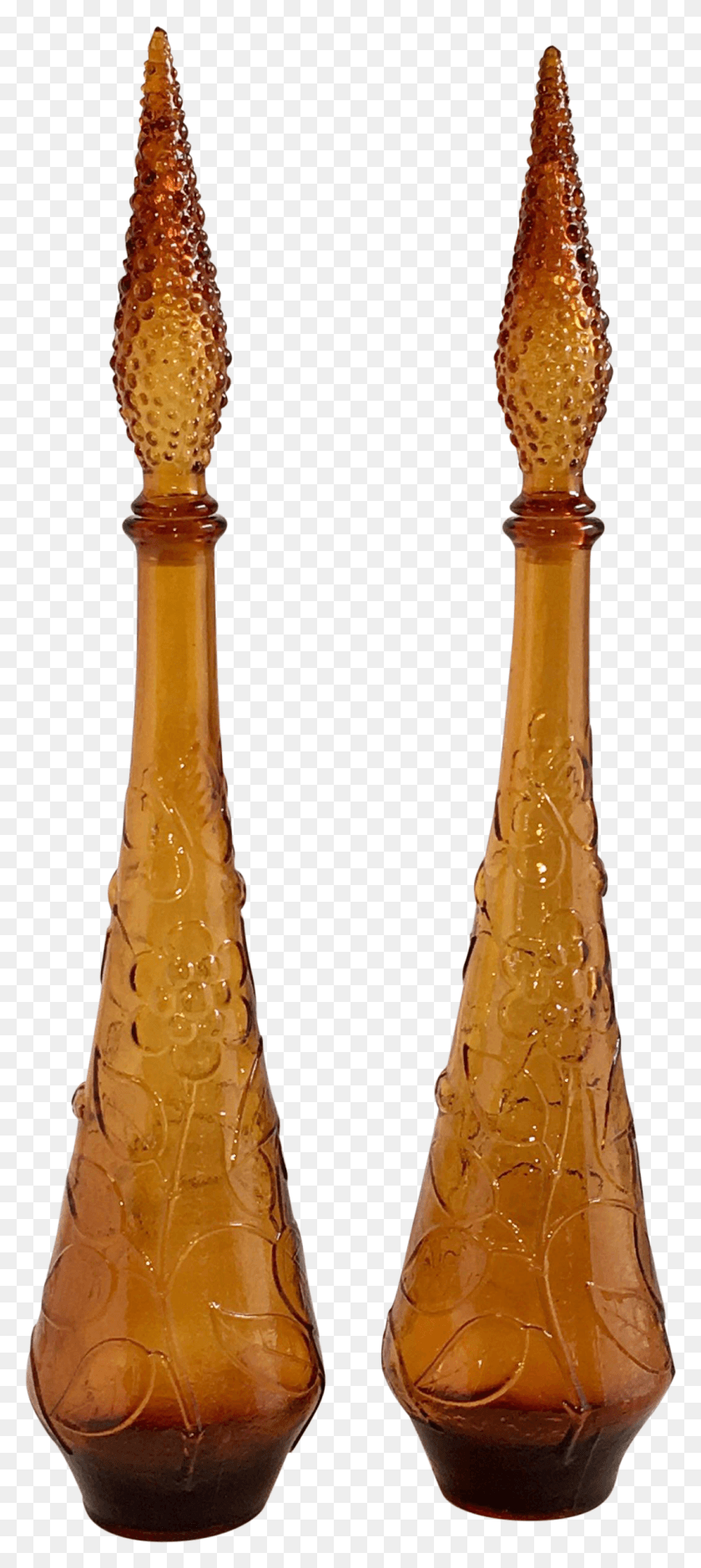 1054x2457 A Fun Pair Of Mid Century Empoli Italy Genie Bottles, Building, Architecture, Beverage HD PNG Download